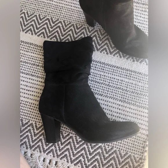 Circus by Sam Edelman Black Suede Heeled Boots - Picture 3 of 8